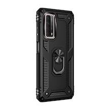 Huawei P Smart 2021 Yüzüklü Tank Kılıf Gold