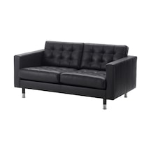 Ikea Beyaz Modern Kanepe - 2'li Deri Kanepe