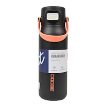 Dodge Çelik Termos Matara 580ml Siyah Siyah