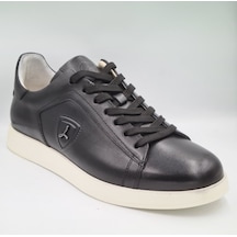 Libero 4704 Siyah Hakiki Deri Erkek Günlük Sneaker Ayakkabı Siyah