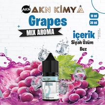 Akn Kimya Grapes Mix Aroma Siyah Üzüm Buz Gıda Aroması 10 Ml