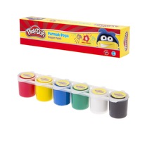 Play-Doh Parmak Boyası 6 Renk Birleşik 25 ML Play-pr018