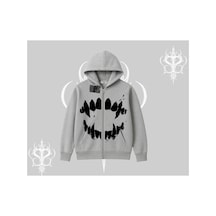 Tarzsokak Beyaz Hırka Sweatshirt Vampir Dış Gri