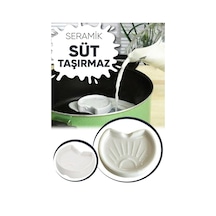 Qniay Pratik Süt Taşırmaz Milk Saver Süt Kaynama Uyarı Aparatı Beyaz