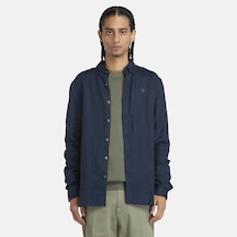 Timberland Mill Brook Linen Shirt Erkek Gömlek-32276 Koyu Mavi