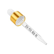 Cam Dereceli Metal Gold Kapak 18 Mm 30 Ml Şişe Uyumlu 100 Adet