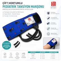 Çift Hortumlu Pediatrik Tansiyon Manşonu Yenidoğan Hassas Ölçüm