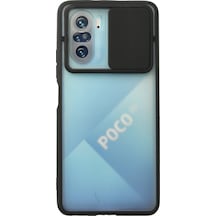 Poco F3 Kılıf Palm Buzlu Kamera Sürgülü Silikon - Siyah Bzsxx00 1