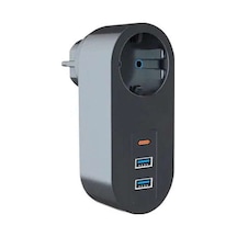 Akım Korumalı Usb Girişli Priz 2 Adet 250v Çocuk Koruması Diğer