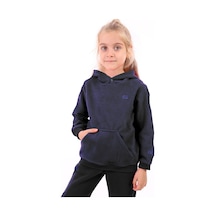 Toontoy Unisex Çocuk Nakışlı Sweatshirt Saks Mavi