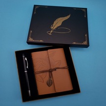 Taba Deri Defter Ve Kalem Set Tgtytgsa69m7dgcbtak