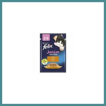 Felix Pouch Junior Tavuklu Yavru Kedi Konservesi 85 Gr Mac