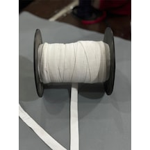 1.5 Cm Örme Lastik Beyaz 5 Metre