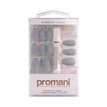 Promani Mat Antrasit Gri Takma Tırnak Kiti Pr-5673