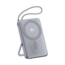 10000mah Magsafe 15w Qi2 Sertifikalı Powerbank 22.5 Type-c Kablolu Standlı Taşınabilir Kablosuz Hızlı Şarj Cihaz