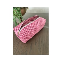 Airwrap Uyumlu Tüm Saç Şekillendiriciler İçin Bölmeli Düzenleyici Çanta Pembe