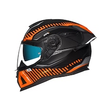 Nexx Sx.100r Skidder Kask Mat Siyah Turuncu