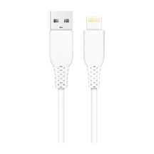 Nettech NT-DC08 Plastik Lightning  Usb Data Kablo 100 CM Beyaz