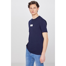 Lee Erkek T Shirt L2610071 410 Lacivert