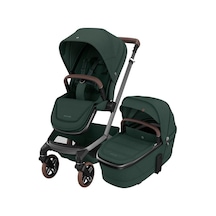 Maxi-Cosi Fame Portbebeli Led Işıklı Entegre Telefon Şarj Üniteli Premium Bebek Arabası Twillic Green