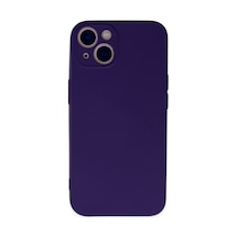 Apple iPhone  Uyumlu,  13 Mini Kılıf Nano İçi Kadife Silikon - Mor