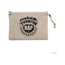 Zepplin Giyim Türkçe Rap Clutch Astarlı Cüzdan / El Çantası