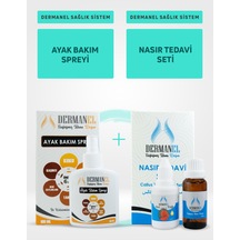 Dermanel Ayak Bakım Spreyi 100 ML + Dermanel Nasır Seti 45 ML