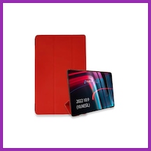 Bezos İpad 2025 10.9 10.nesil A16 Kılıf Tablet Smart Kılıf - Kırmızı Bty