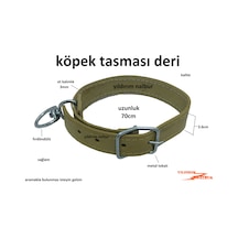 Köpek Tasması Deri Kalın Kangal Tasma Battalderi Metal Toka