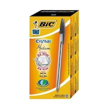 Bic 847897 50 Li Cristal Medium Siyah Tükenmez Kalem