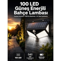 Solar Sensörlü Duvar Lambası Bahçe Lambası Parlak Beyaz Işık Suya Dayanıklı - Lisinya