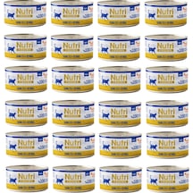 Nutri Feline Tavuk Etli Ve Peynirli Pate Tahılsız Yetişkin Kedi Maması 70 G X 24 Adet