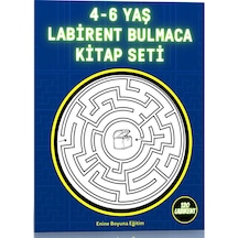 4-6 Yaş Labirent Bulmaca Kitap Seti 3 Kitap