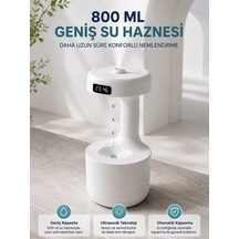 Bay Ters Akan Su Damlası Nemlendirici 800 Ml Sessiz Ultrasonik Oda Nemlendirici Najmaddin
