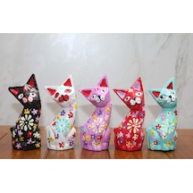 Ahşap 5'li Kedi Seti 01673057