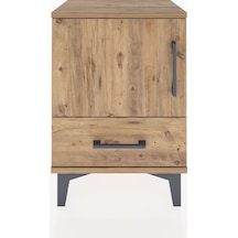 Arges Komodin 2 Raflı Tek Kapaklı 44x30x64 Çam-çam Çam