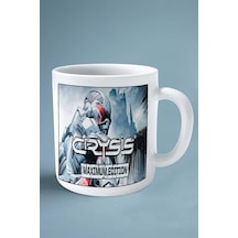 Crysis Oyun Baskılı Kupa Bardak Çift Taraflı Baskı Kişiye Özel Model 22 Çok Renkli