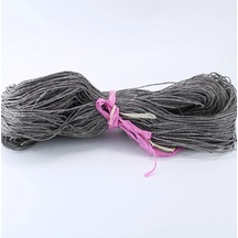 Koyu Gri Renk Çile Kağıt İp Çanta Ipi Supla Ipi No:53 - 550-600 Gr Çok Renkli