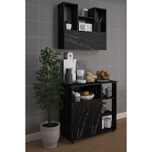 Angela Çok Amaçlı Mutfak Mikrodalga Fırın Kahve Kiler Dolap