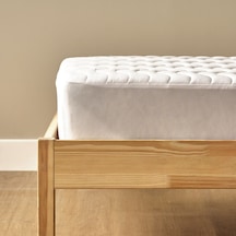 Bella Maison Sıvı Geçirmez Microfiber Kapitoneli Fitted Yatak Alezi Beyaz 160 x 200 Beyaz
