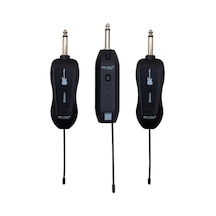 Magicvoice Gitar Tip Kablosuz Enstrüman Mikrofonu Üçlü Set Kablosuz Mikrofon 6.3 Mm Jack Girişli 30 Mt. Çekim Mesafe
