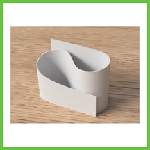 Bezos 3d Baskı Kavisli Diş Fırçası Ve Küçük Eşya Tutucu Masa Ve Banyo Organizeri Modern Minimal Düzenleyici - Beyaz Dmc
