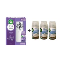 Air Wick Freshmatic Makine + Lavanta + Temizliğin Esintisi Oda Kokusu Yedek 4 x 250 ML