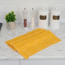 Soft Zitrone Mutfak Havlusu - Hardal - 40x66 Cm Çok Renkli