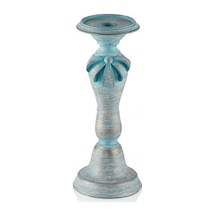 Pr30-1032-Mavi Kurdeleli Orta Boy Mumluk 28*12