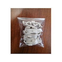 Zebra Perde Kornişe Takma Aparatı 10 Adet 4,5 Cm Plastik Krem - 265425399 Krem