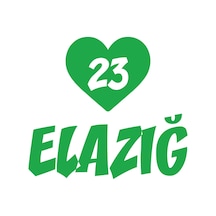 Kalpli 23 Elazığ Araba Sticker 17x17 Cm Yeşil