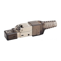 Pensesiz Kolay Bağlantılı Metal Cat6 Stp Jack Konnektör