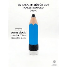 Kalem Şeklinde Kalemlik Mavi