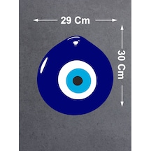 Nazar Boncuğu Sticker - Araba Oto Motosiklet Karavan Sticker - 00005 30x29 Cm
